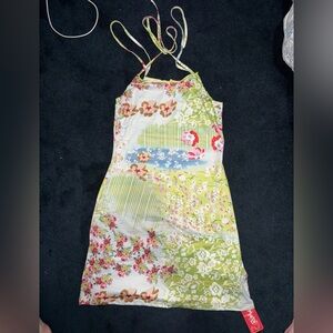 Romwe Floral Dress